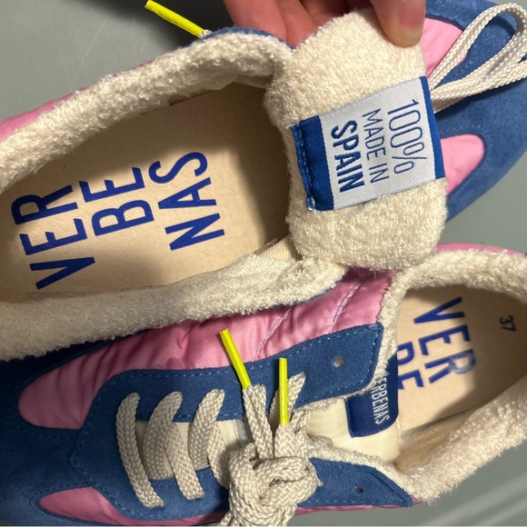 Verbenas Sneakers One Nylon/serraje Fresa/cobalto/garden New. - without tags - Picture 3 of 6